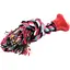 Игрушка канат-грейфер для собак Fox цветной одноузловой 20 см - миниатюра 1