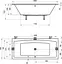 Ванна акрилова Ravak Formy 02 Slm 180x80 C891300000 Білий - мініатюра 2