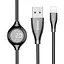 Кабель Lightning Baseus Big Eye Digital display Data Cable Black (CALEYE-01) - миниатюра 1