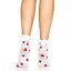 Шкарпетки жіночі з полуничним принтом Leg Avenue Strawberry ruffle top anklets One Size, мереживні м - мініатюра 3