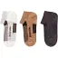 Носки Naturehike NH21FS013 быстро сохнущие 3 пары, M, бежевые, коричневые, черные - миниатюра 2
