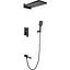 Душова система прихованного монтажу Gappo G7107-76, Чорний матовий - мініатюра 1