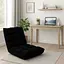 Кресло Costway Tiktok напольное с регулируемой спинкой черный - миниатюра 7