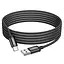 Кабель 3 метри Hoco USB - Type-C Radiance charging data cable X91 3а чорний - мініатюра 1