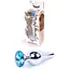 Анальна пробка Boss Of Toys Boss Series - Jewellery Silver Butt Plug Light Blue, BS6400076, Срібний / Голубой - мініатюра 3