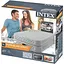 Двоспальний надувний велюровий матрац Intex 64490 з вбудований електронасосом, 152x203x51см - мініатюра 7