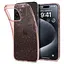 Прозорий чохол з блискітками Spigen Liquid Crystal Glitter для Iphone 15 Pro (6.1") Rose Quartz ACS06702 - мініатюра 1
