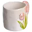 Чашка фарфоровая Yiwu Тюльпан 400 мл розовый Yiwu FM-40A - миниатюра 4