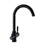 Змішувач для кухні під осмос Globus Lux GLLR-0333-10- BB Чорний матовий - мініатюра 5