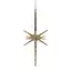Елочное украшение "Звезда объемная золотая" 10*20 см, YQ1463210 - миниатюра 1