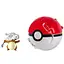 Ігрова фігурка Tomy Throw 'N' Pop Poke Ball Pokemon Кубон з покеболом 5 см - мініатюра 1