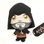М'яка іграшка Еціо Ezio Assassins Creed Кредо ассасину - Black Ver 18 см - мініатюра 1