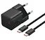 Мережевий зарядний пристрій Baseus GaN5 Fast Charger(mini) 1C 20W EU Cluster Black + Baseus Dynamic 3 Series Fast Charging Data Cable Type-C to Type-C (P10110900113-00) - мініатюра 1