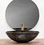 Умывальник Rea Frost Black накладной REA-U5071, Прозрачный - миниатюра 4
