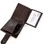 Портмоне мужское кожаное De Esse LC47210-92 на кнопке коричневое - миниатюра 5