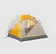 Палатка Big Agnes Battle Mountain 3 Желтый - миниатюра 4