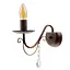 Настенное Бра Brille свеча BCL-734W/1 E14 BK/G - миниатюра 2