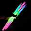 Чарівна паличка 2305-6, 30 см, світиться в темряві, веселка - мініатюра 3