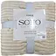 Плед Soho Soft Home 200x230 см Strip Beige (A120089) - мініатюра 1
