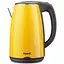 Електрочайник Magio МG-976, жовтий, 1800W, 1.7 л, дисковий, нержавіюча сталь, автоматичне відключення під час закипання - мініатюра 1