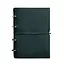 Шкіряний блокнот А4 на кільцях (Софт-бук) 9.0 в м'якій обкладинці зелений Краст - мініатюра 8