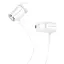 Навушники Hoco M88, вакуумні, провідні, 3.5mm, 1.2m, білі - мініатюра 2
