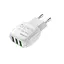 Блок зарядний пристрій 3 порти USB LDNIO A3315 Micro USB кабель-набір білий - мініатюра 6