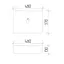 Умивальник VBI Asti white накладний VBI-013000, Білий - мініатюра 7