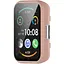 Чохол-накладка DK Пластик Gloss Скло Full Cover для Huawei Watch Fit / Fit SE (016318) (pink) - мініатюра 1