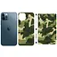 Защитная пленка SKLO Back тыл+грани Camo для Apple iPhone 12 6.1 Зеленый/Army Green - миниатюра 1