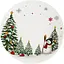 Тарілка обідня Christmas Tree 26 см порцелянова Yiwu SG-32-1 - мініатюра 1