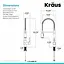 Змішувач для кухні Kraus Britt KPF-1690SFS Нержавіюча сталь - мініатюра 5