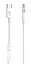 Кабель XO NBR211B Type-C (Male) - 3.5 (Male) аудиоконвертер белый - миниатюра 1