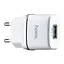Сетевые зарядные устройства Hoco C12Q Smart QC3.0 charger (EU) Белый - миниатюра 1