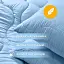 Набор Ideia NordicBlue одеяло и подушка, полуторный, искусственный пух, 140х210 см голубой (8-36201) - миниатюра 4