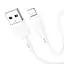 Кабель Hoco X83 USB to Lightning 1 м белый - миниатюра 1