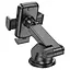 Автотримач для телефона HOCO CA95 Polaris push-type telescopic suction cup car holder Black - мініатюра 4