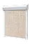 Тканинний ролет закрита система з боковими планками Кітон Латте 75*160 закрита система - мініатюра 1