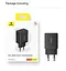 Блок живлення зарядний адаптер Baseus Cube Fast Charger 2 порти C + U 30 W (P10111404113-00) чорний - мініатюра 8