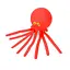 Дитяча іграшка-антистрес Восьминіг MS 4532(Red) розмір 15 см - мініатюра 1