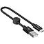 Кабель Hoco X35 Premium charging data cable for Micro L-0.25 м Чорний - мініатюра 1