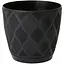 Горщик для квітів Form-Plastic Flow-17 з підставкою 2.53 л чорний (5020-084) - мініатюра 1
