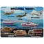 Дерев'яний пазл-вкладиш "Військова техніка" Vladico 3240-05-005, 33х25 см - мініатюра 1