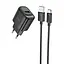 МЗП Hoco C140A Smart QC3.0 18W (1USB-A) + кабель USB to Type-C Black - мініатюра 4