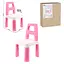 Детский стульчик Technok Toys 0167 32×32×55 см в коробке светло-розовый - миниатюра 2