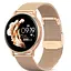 Жіночий розумний годинник Smart Melisia Gold + каучуковий ремінець - мініатюра 1