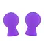 Помпи для сосків DreamToys Lit-Up Silicone Nipple Suckers Pleasure Pumps 7 см фіолетовий - мініатюра 1