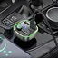 АЗП FM модулятор Borofone BC48 Broad 18W+QC3.0 (2USB-A/1C) Black - мініатюра 4