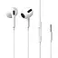 Навушники Baseus Encok 3.5mm lateral in-ear Wired Earphone H17 білі - мініатюра 1