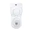 Унитаз-моноблок напольный Qtap Swan Ultra Quiet безободковый с сиденьем Soft-Close White QT16226080AW, Белый - миниатюра 7